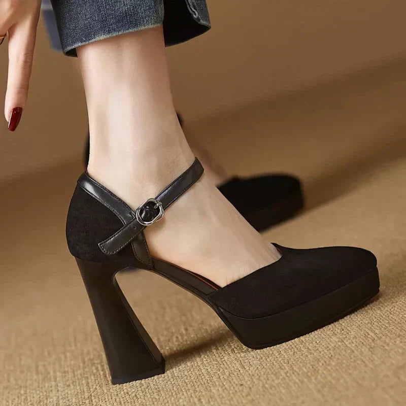 Mathilde | Escarpins Chic à Plateforme