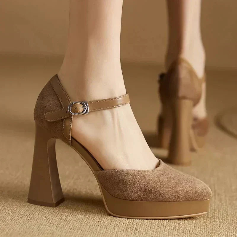 Mathilde | Escarpins Chic à Plateforme