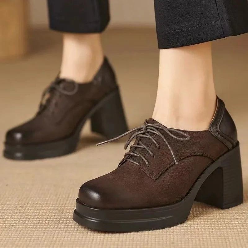 Madeleine | Escarpins Vintage à Lacets