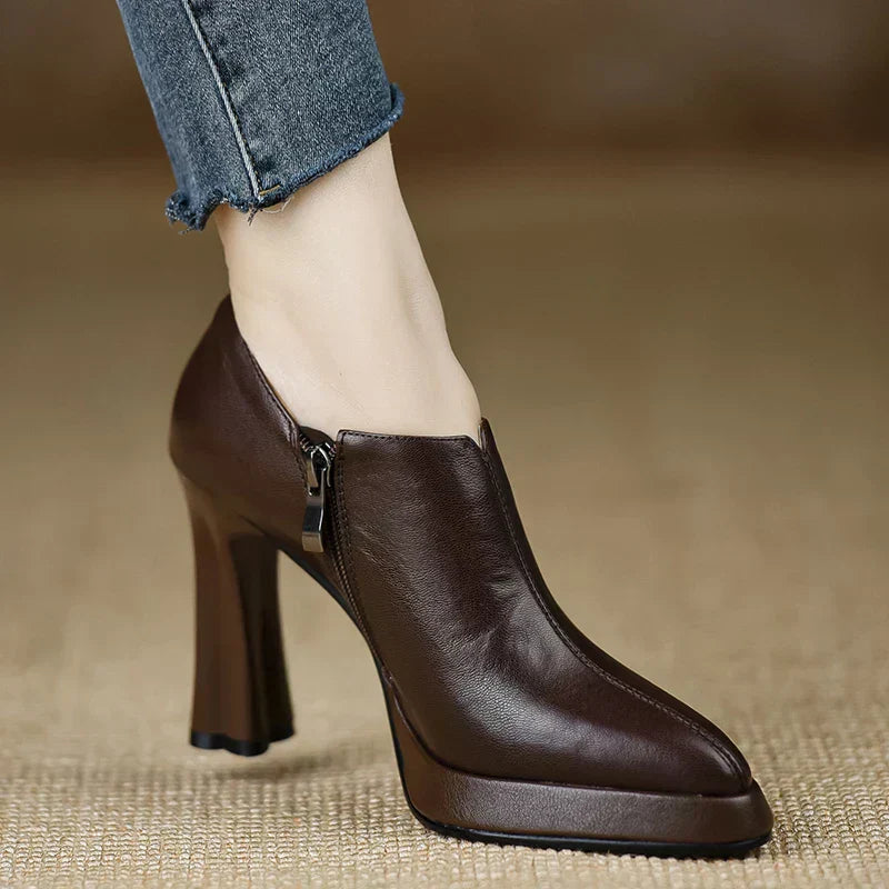 Éloïse | Bottines Élégantes à Talon