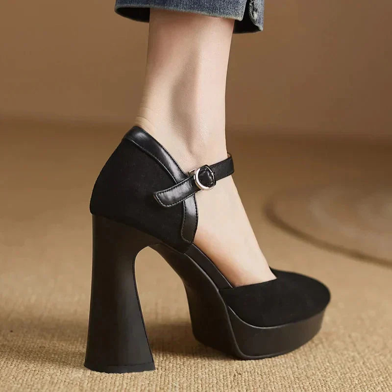 Mathilde | Escarpins Chic à Plateforme