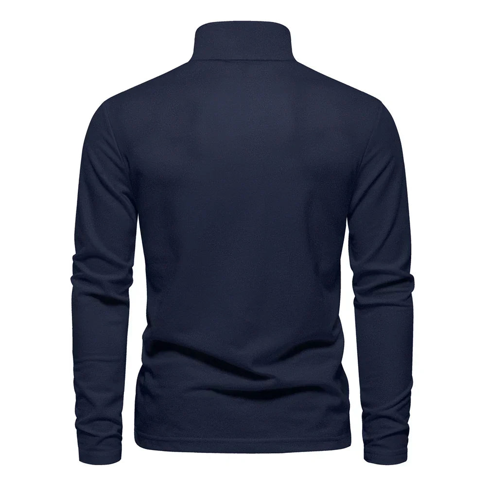 Édouard | Pull Polo Élégant à Broderie