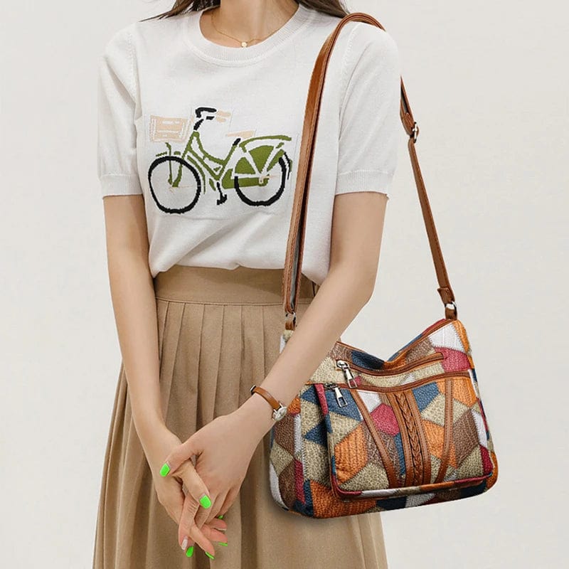 Clémence | Sac à Main Patchwork Artistique