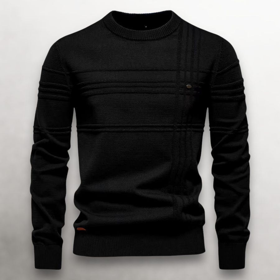 Raphaël | Pull Élégant en Coton à Motifs