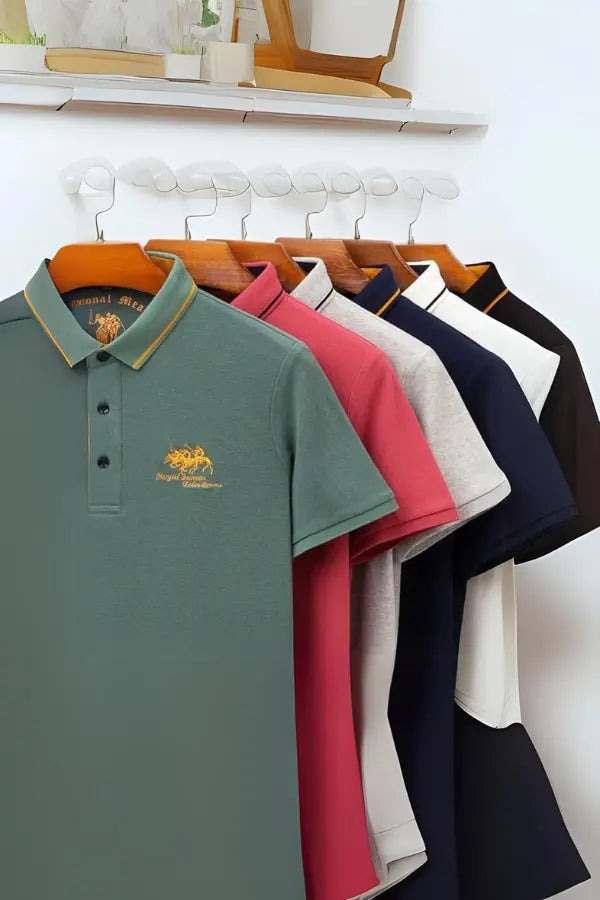 Rémi | Polo Élégant à Col Mao pour Homme