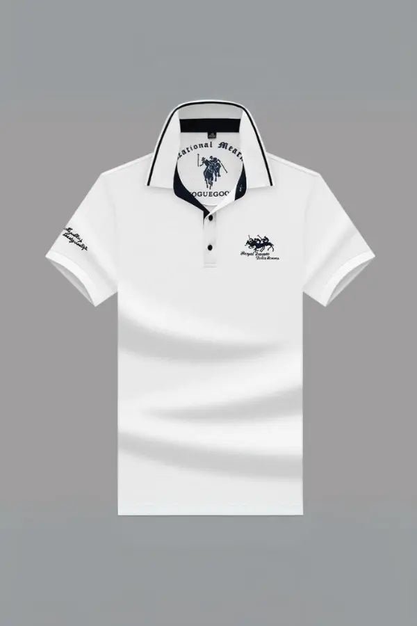 Rémi | Polo Élégant à Col Mao pour Homme