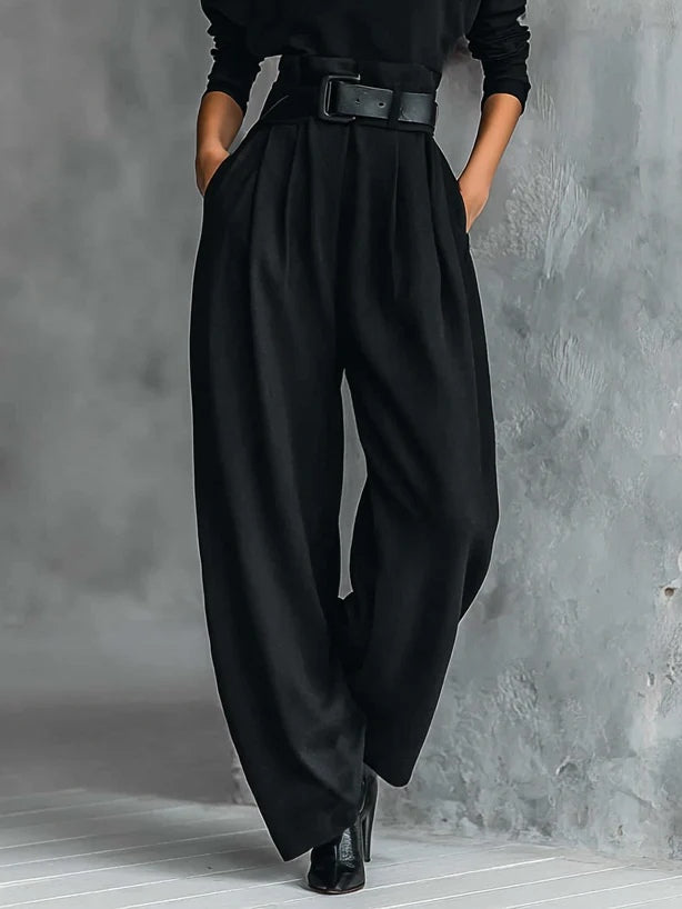 Clémence | Ensemble Élégant Col Roulé & Pantalon