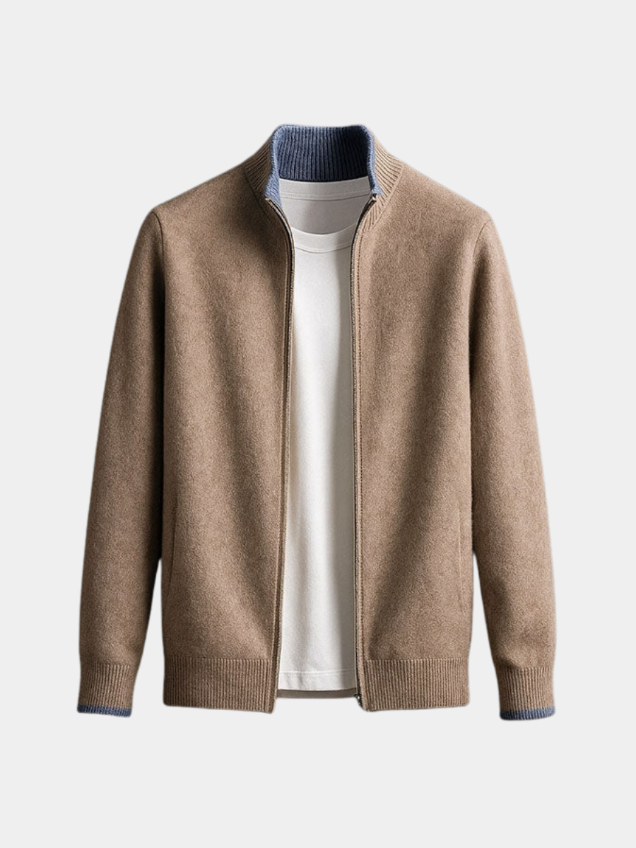 Anatole | Cardigan Zippé en Maille