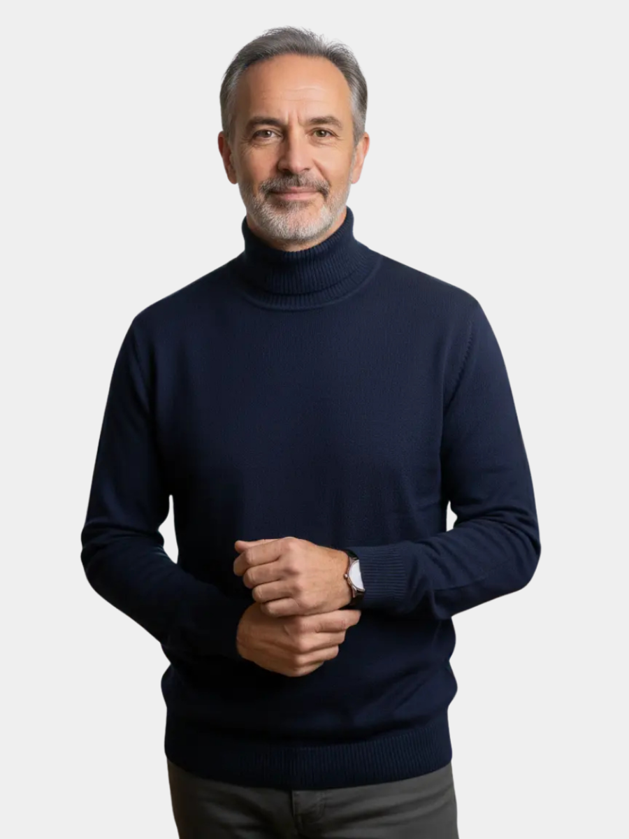 Sylvain | Pull en Maille à Col Roulé