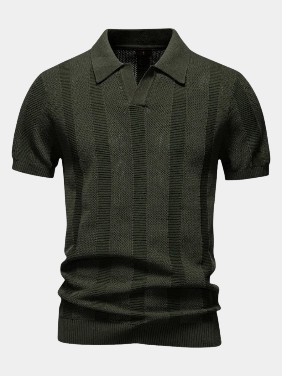 Adrien | Polo Élégant en Maille pour Homme