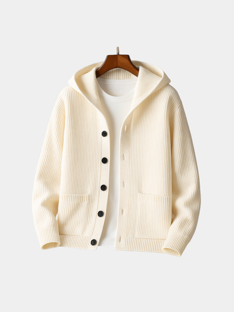 Marius | Cardigan Chaud à Capuche