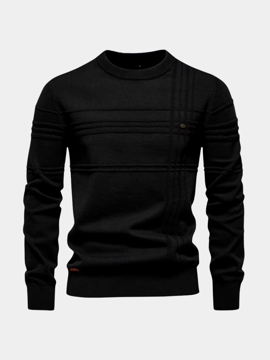 Raphaël | Pull Élégant en Coton à Motifs