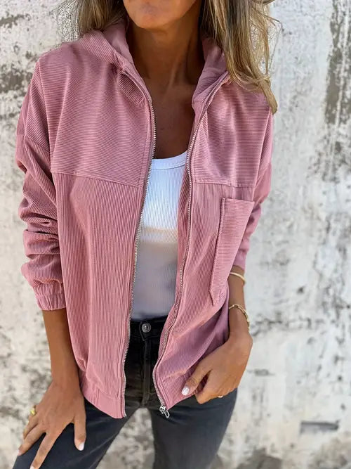 Amandine | Veste Décontractée en Velours Côtelé