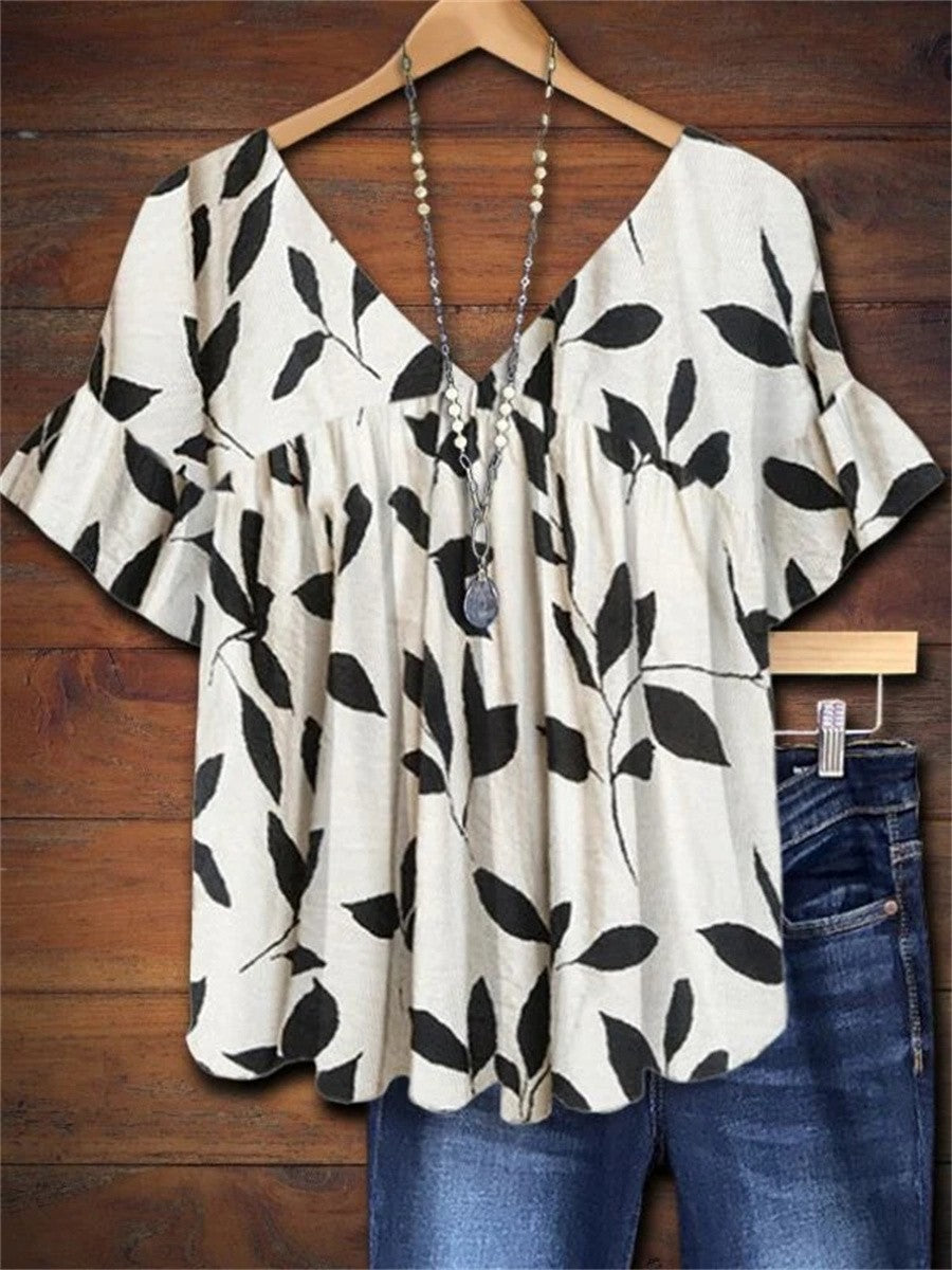 Chloé | Blouse à Volants Col V