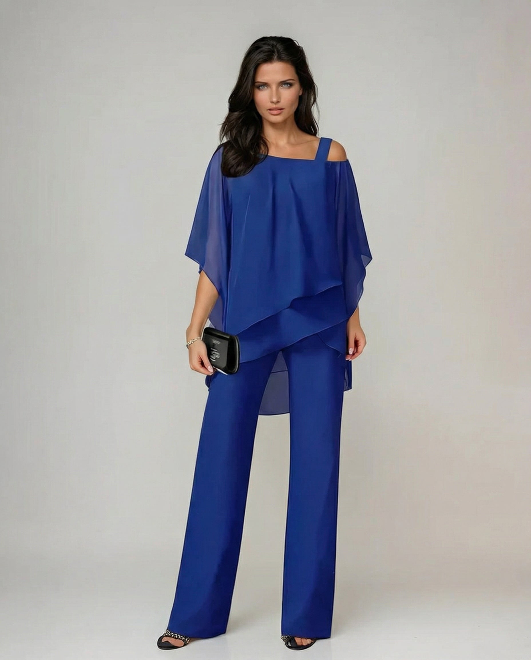 Émilie | Ensemble 2 Pièces Asymétrique à Coupe Fluide