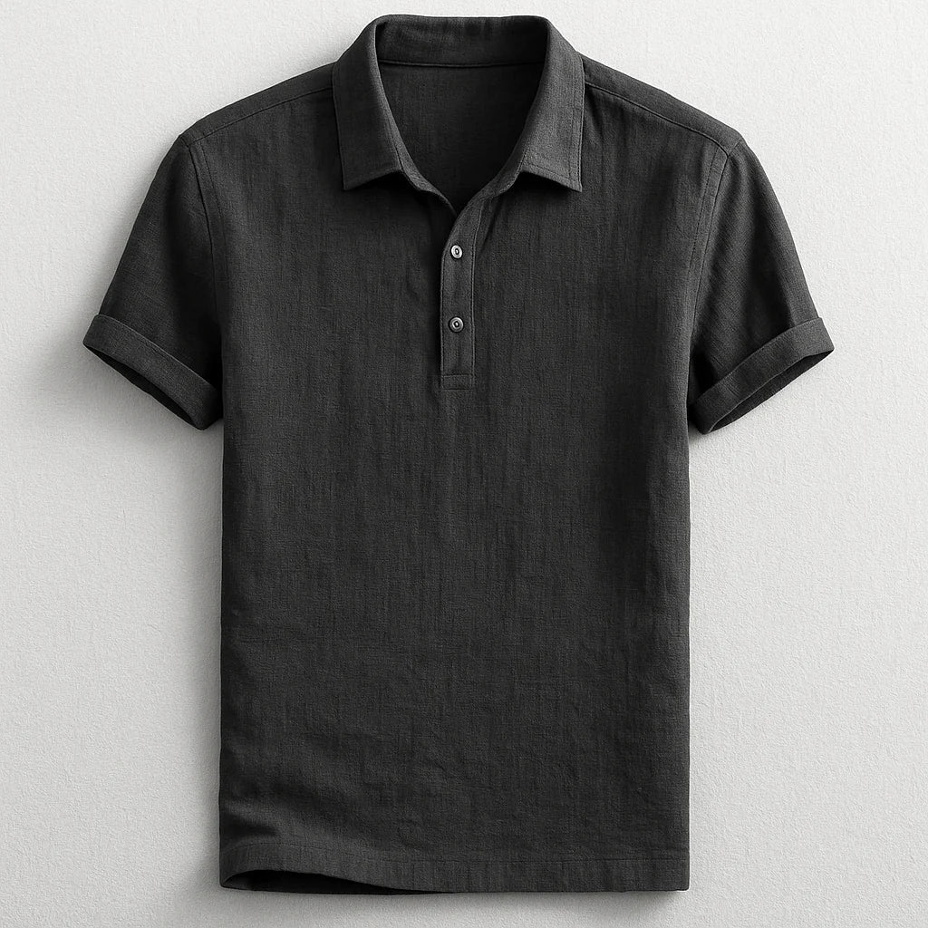 Étienne | Polo Élégant en Lin pour Homme