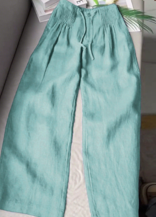 Amélie | Pantalon Large Fluide Élégant
