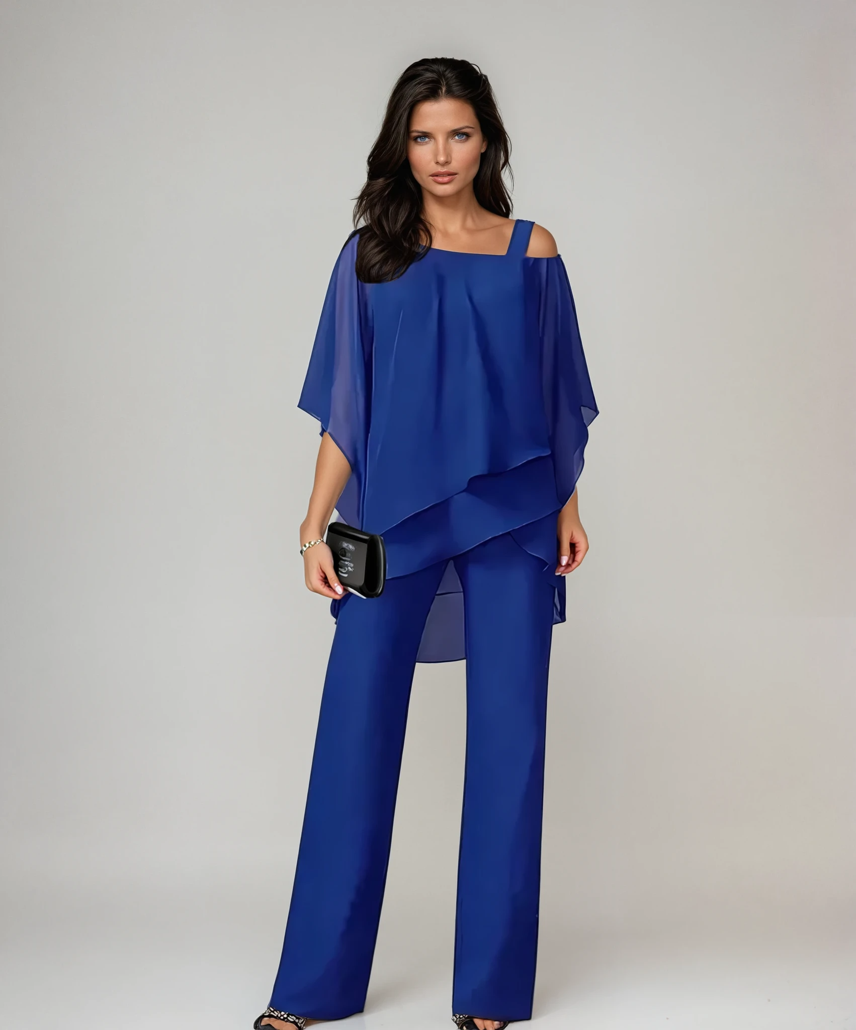 Adèle | Ensemble Élégant Asymétrique 2 Pièces