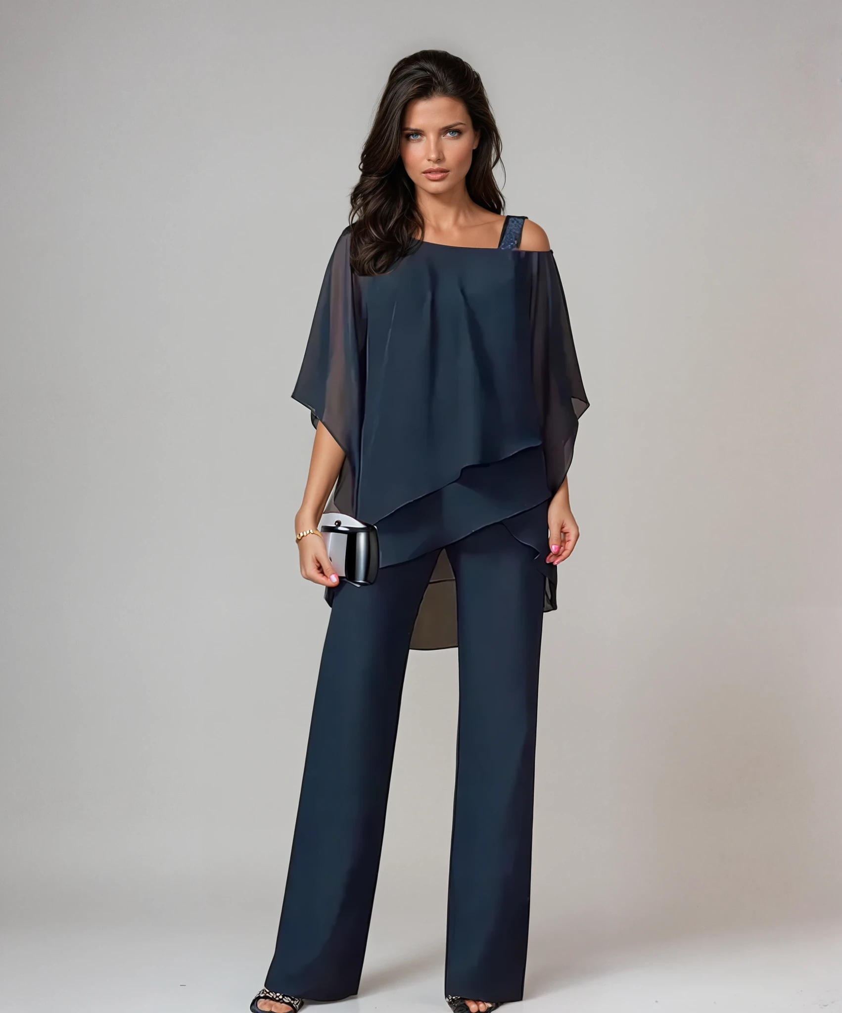 Adèle | Ensemble Élégant Asymétrique 2 Pièces