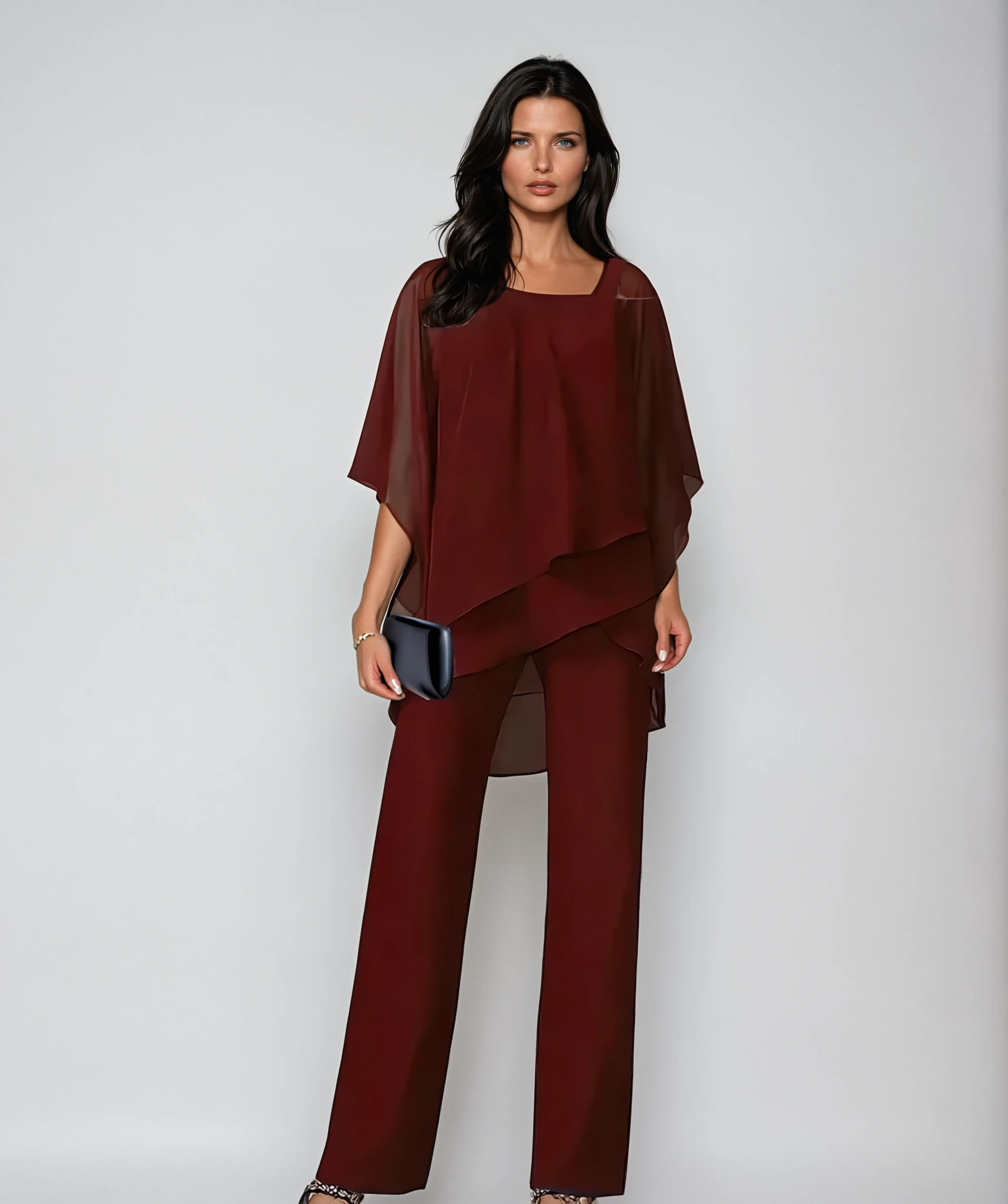 Adèle | Ensemble Élégant Asymétrique 2 Pièces