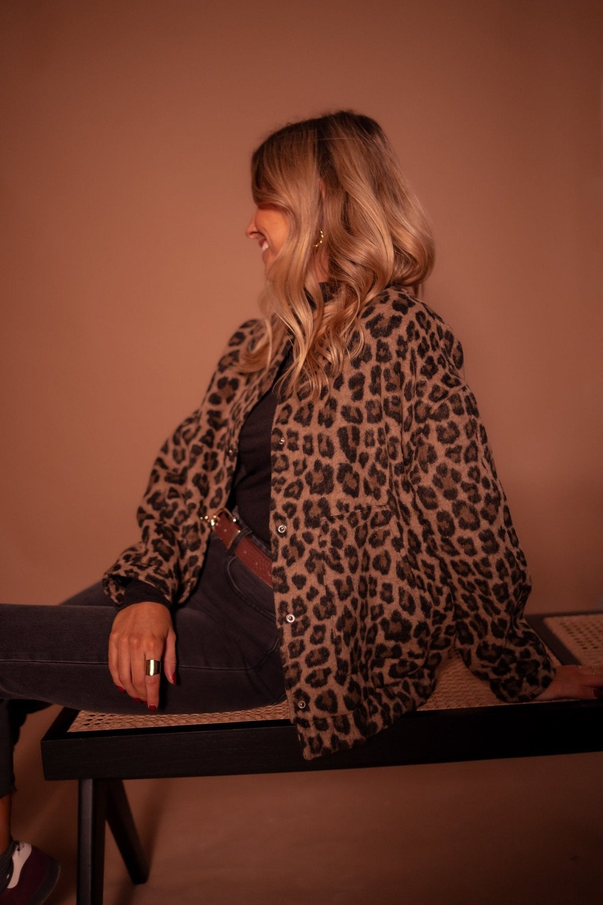 Clarisse | Veste Tendance à Imprimé Léopard