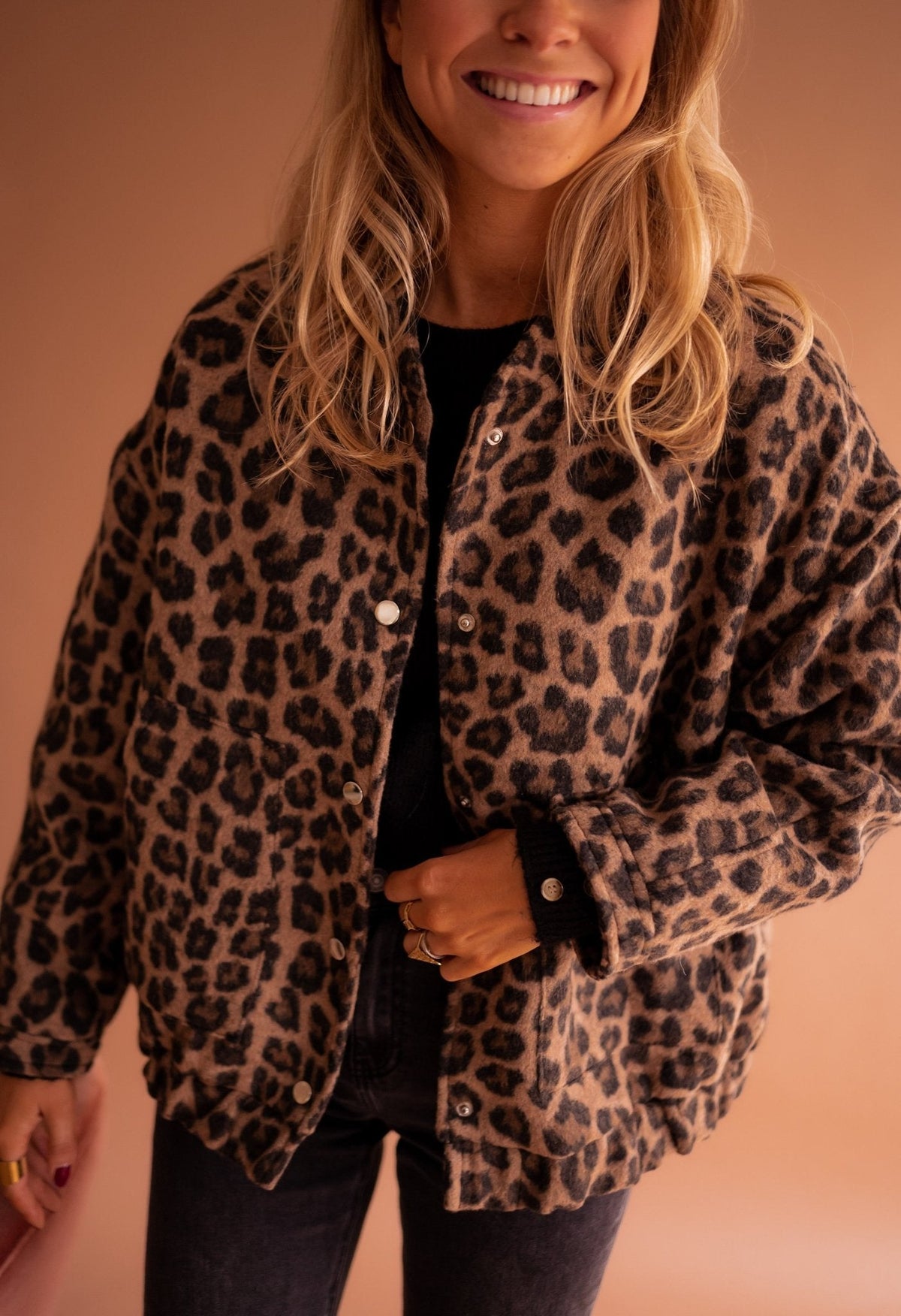 Clarisse | Veste Tendance à Imprimé Léopard