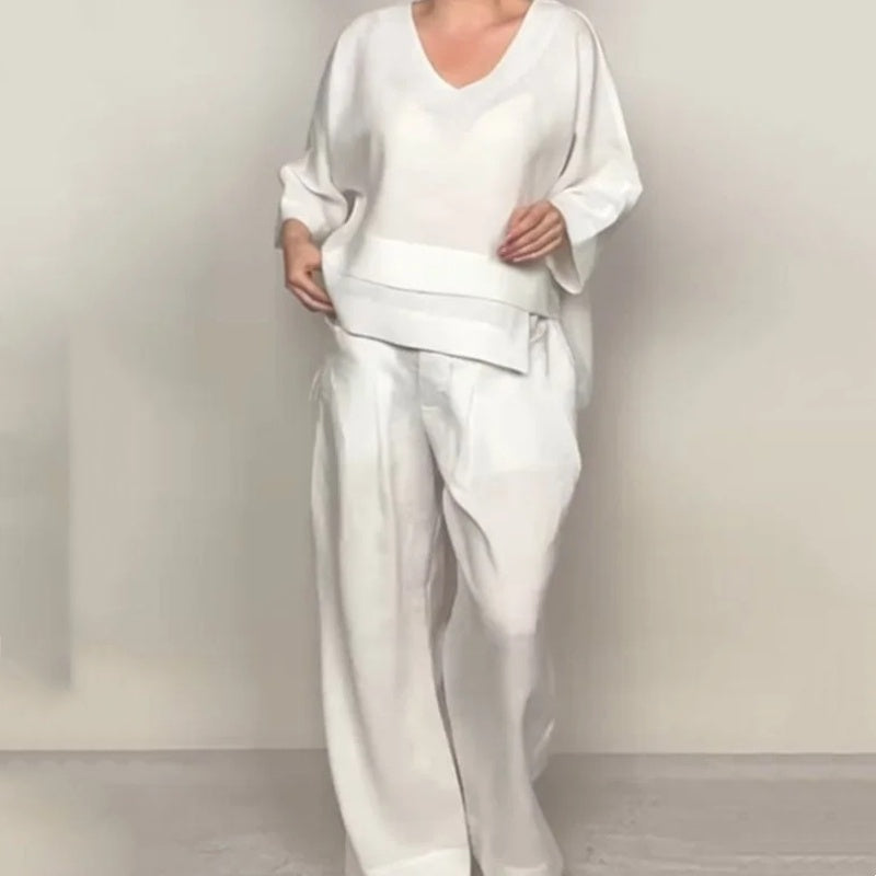 Élise | Ensemble 2 Pièces en Coton et Lin