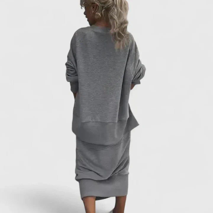 Maëlle | Ensemble Chic Sweat & Jupe Longue