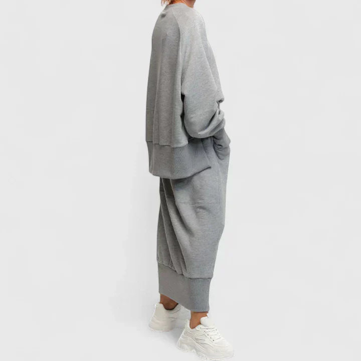 Maëlle | Ensemble Chic Sweat & Jupe Longue