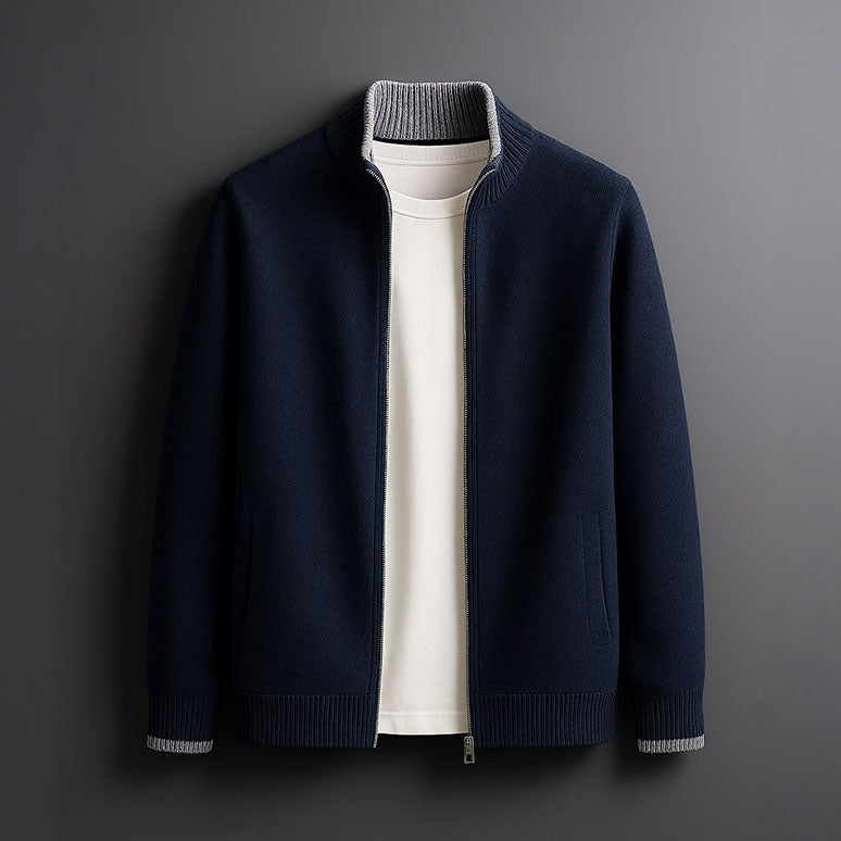 Anatole | Cardigan Zippé en Maille